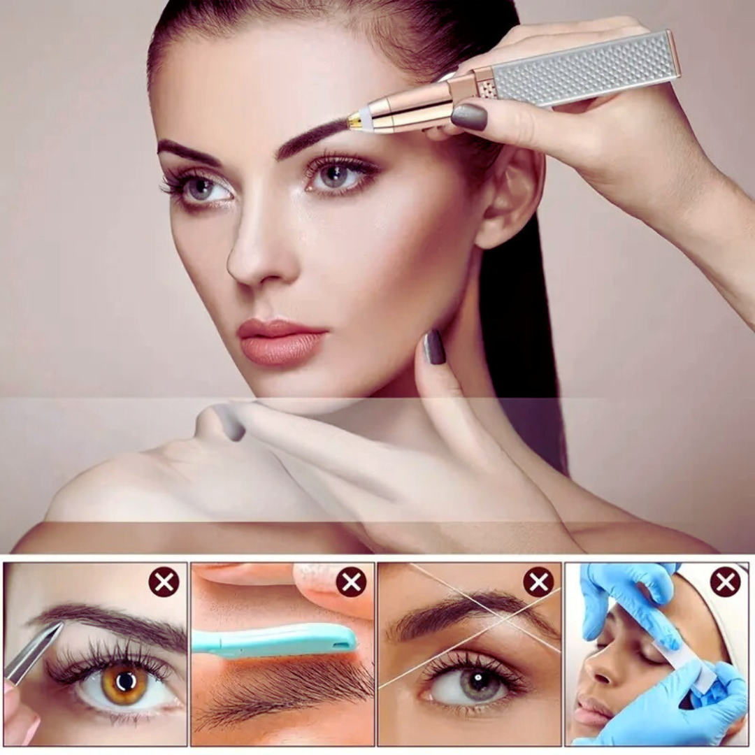 2-in-1 eyebrow razor and hair shaver