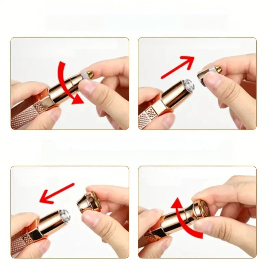 2-in-1 eyebrow razor and hair shaver