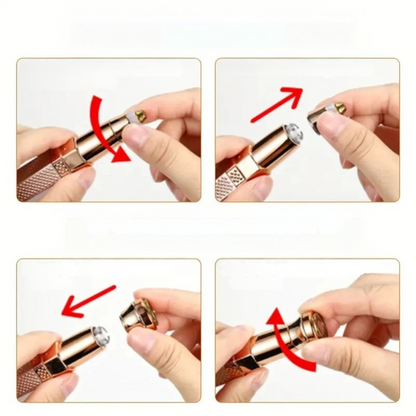 2-in-1 eyebrow razor and hair shaver