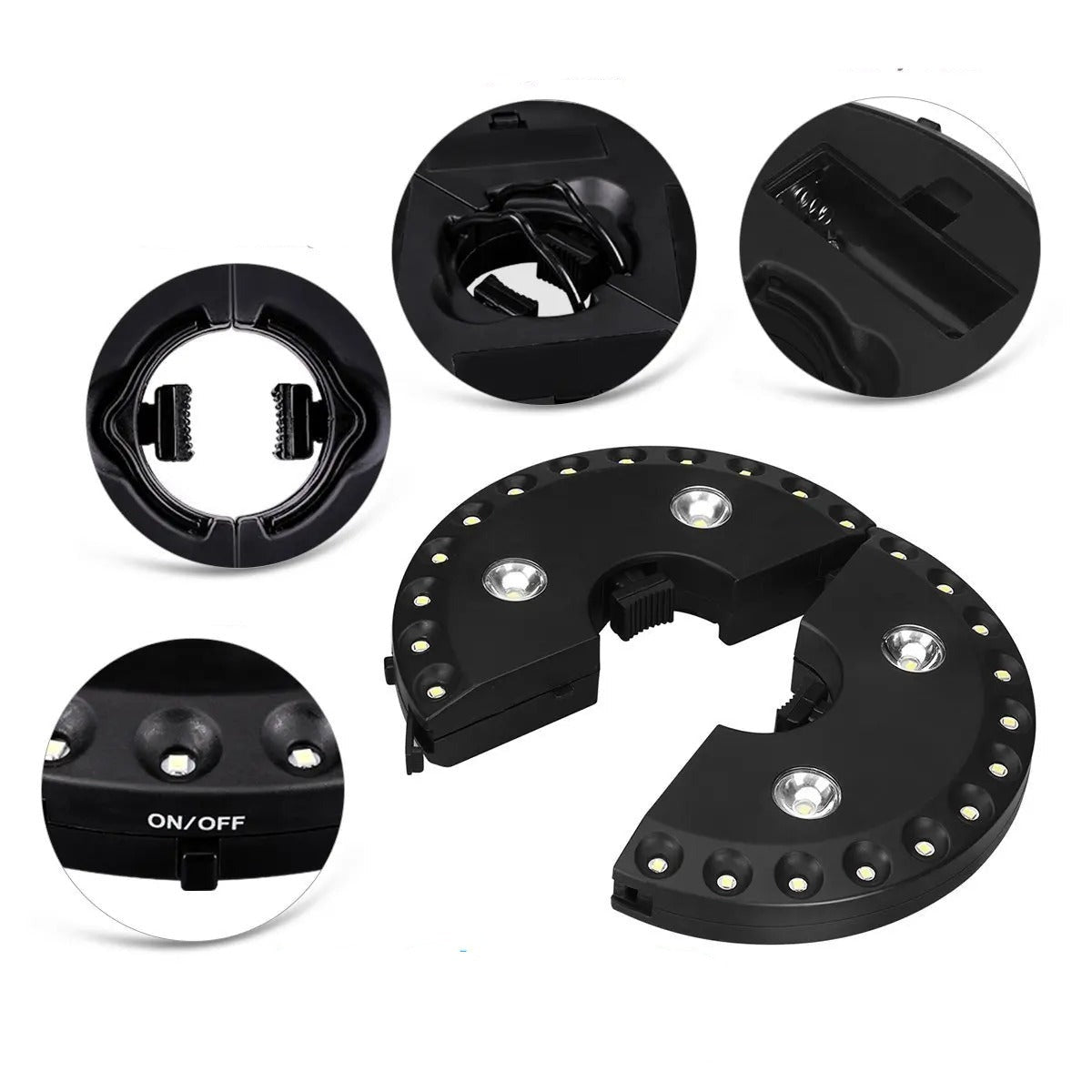 28 LED Patio Umbrella Light