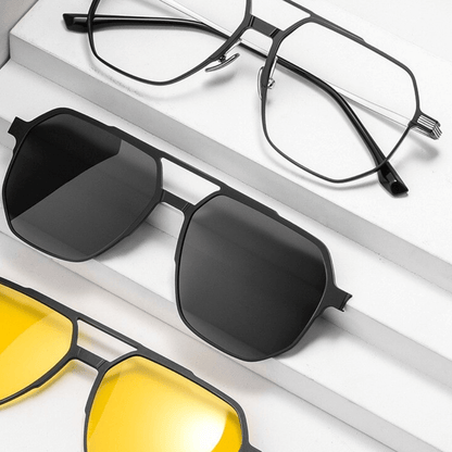 3-in-1 Magnetische Gepolariseerde Zonnebril