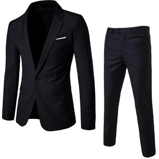 2pc Set Men's Luxury Business Suit