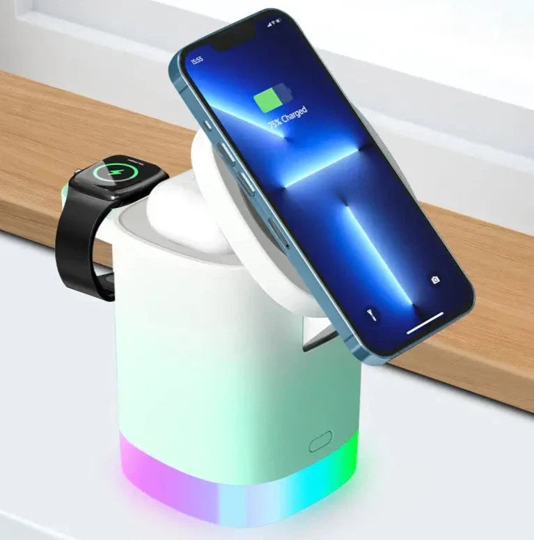 3-in-1 LED Wireless Standard Charger