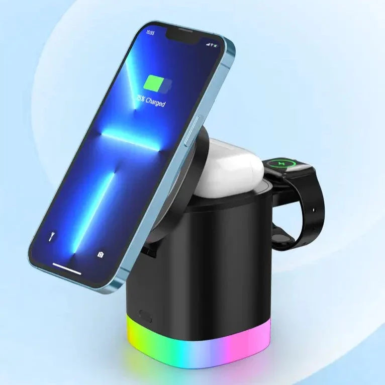 3-in-1 LED Wireless Standard Charger