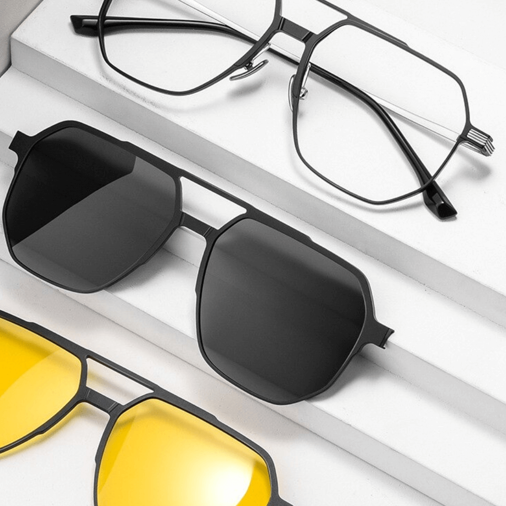 3-in-1 Magnetic Polarised Sunglasses