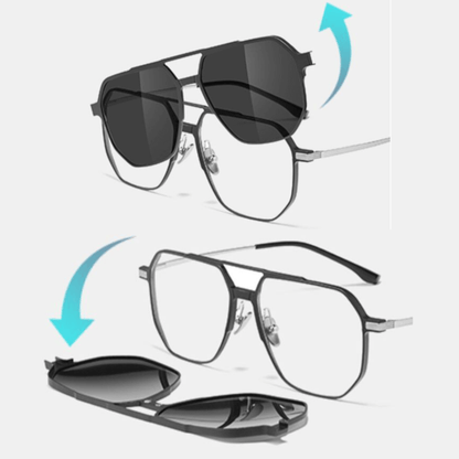 3-in-1 Magnetic Polarised Sunglasses