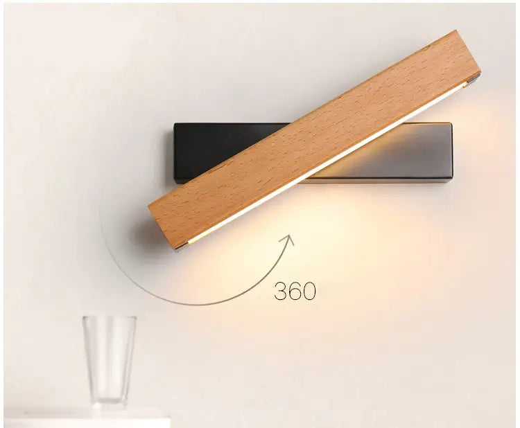 360° Rotating LED Wall Light