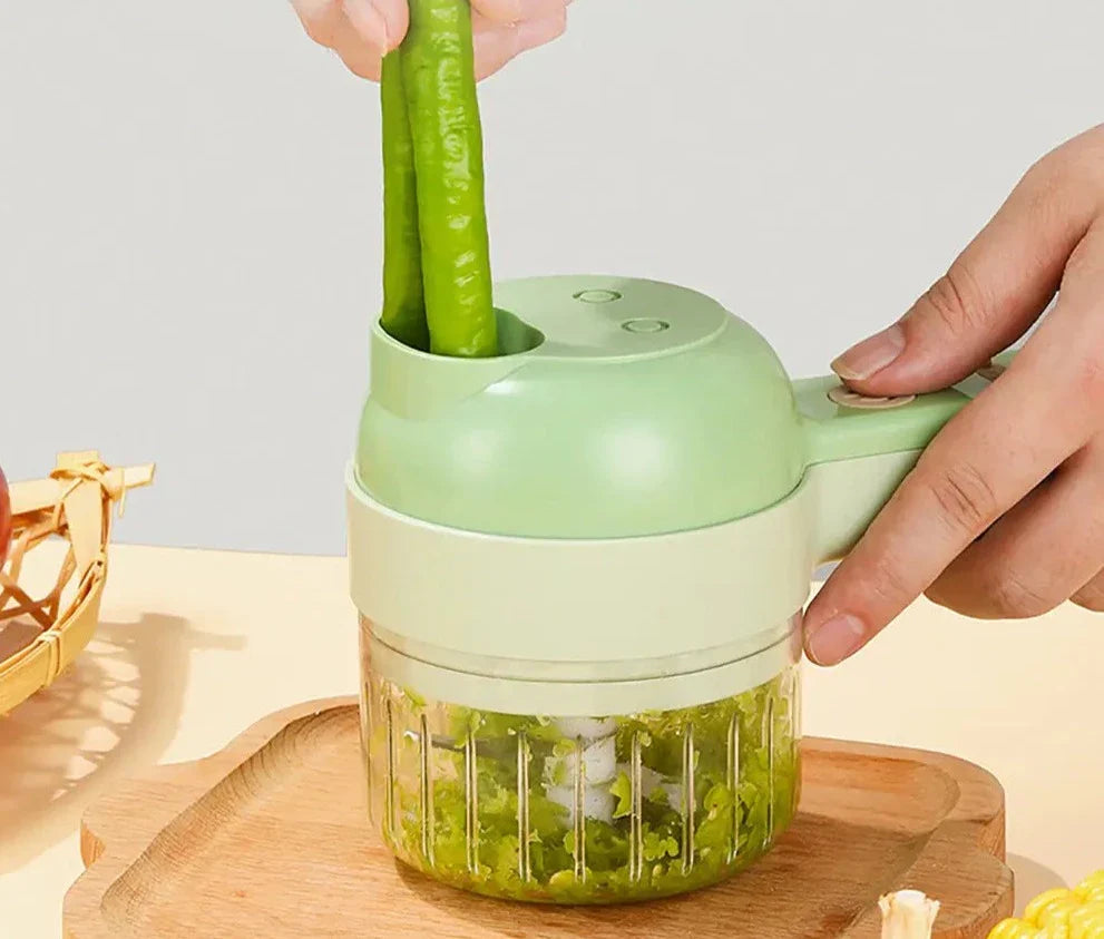 4-in-1 electric kitchen slicer set