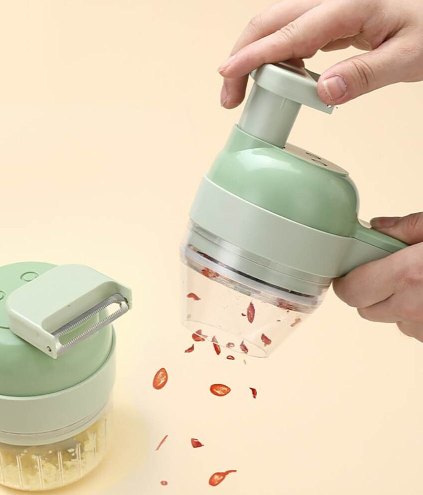 4-in-1 electric kitchen slicer set
