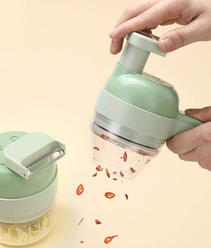 4-in-1 electric kitchen slicer set