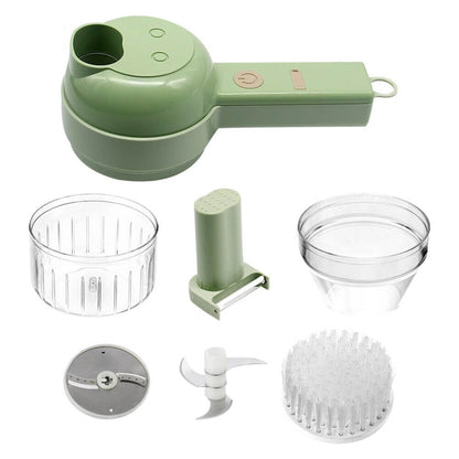 4-in-1 electric kitchen slicer set