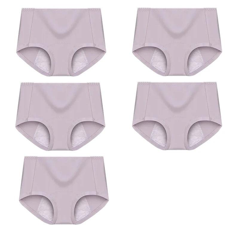 5 Pieces High-waist leak-proof menstrual panties
