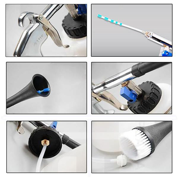 Turbo high-pressure cleaning gun
