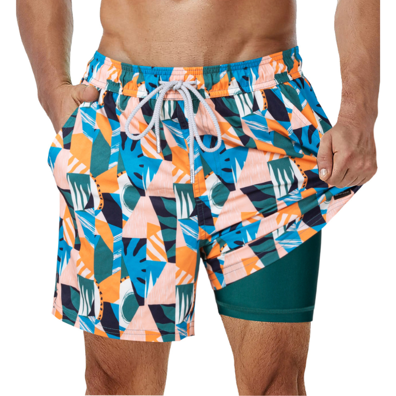 Men's 2-in-1 swimming shorts