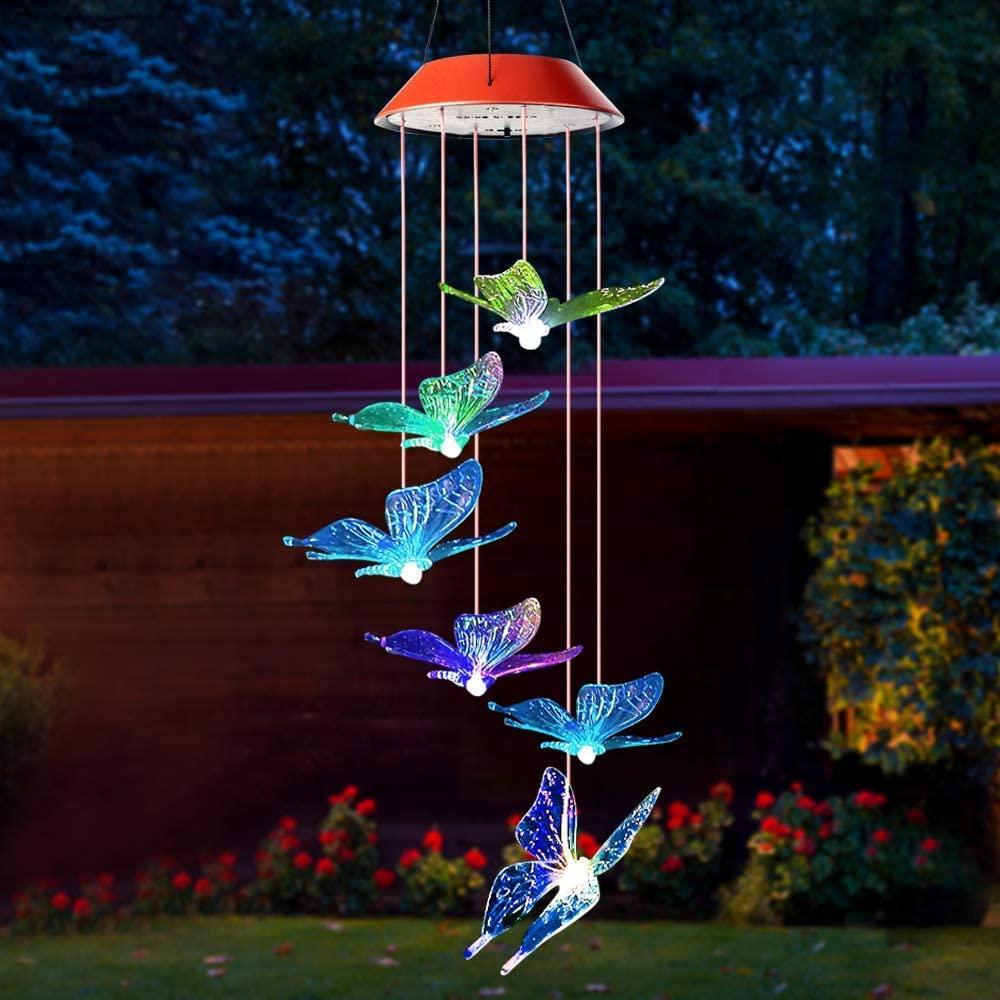 Solar-powered Butterfly Lights