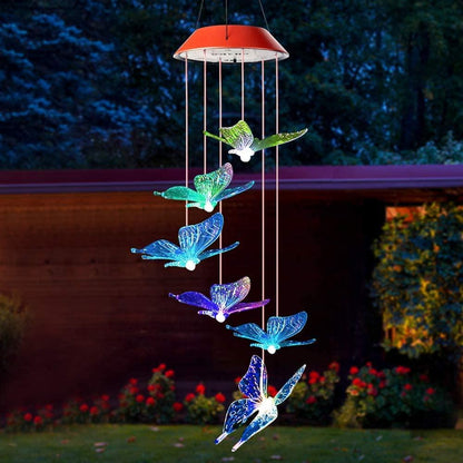 Solar-powered Butterfly Lights