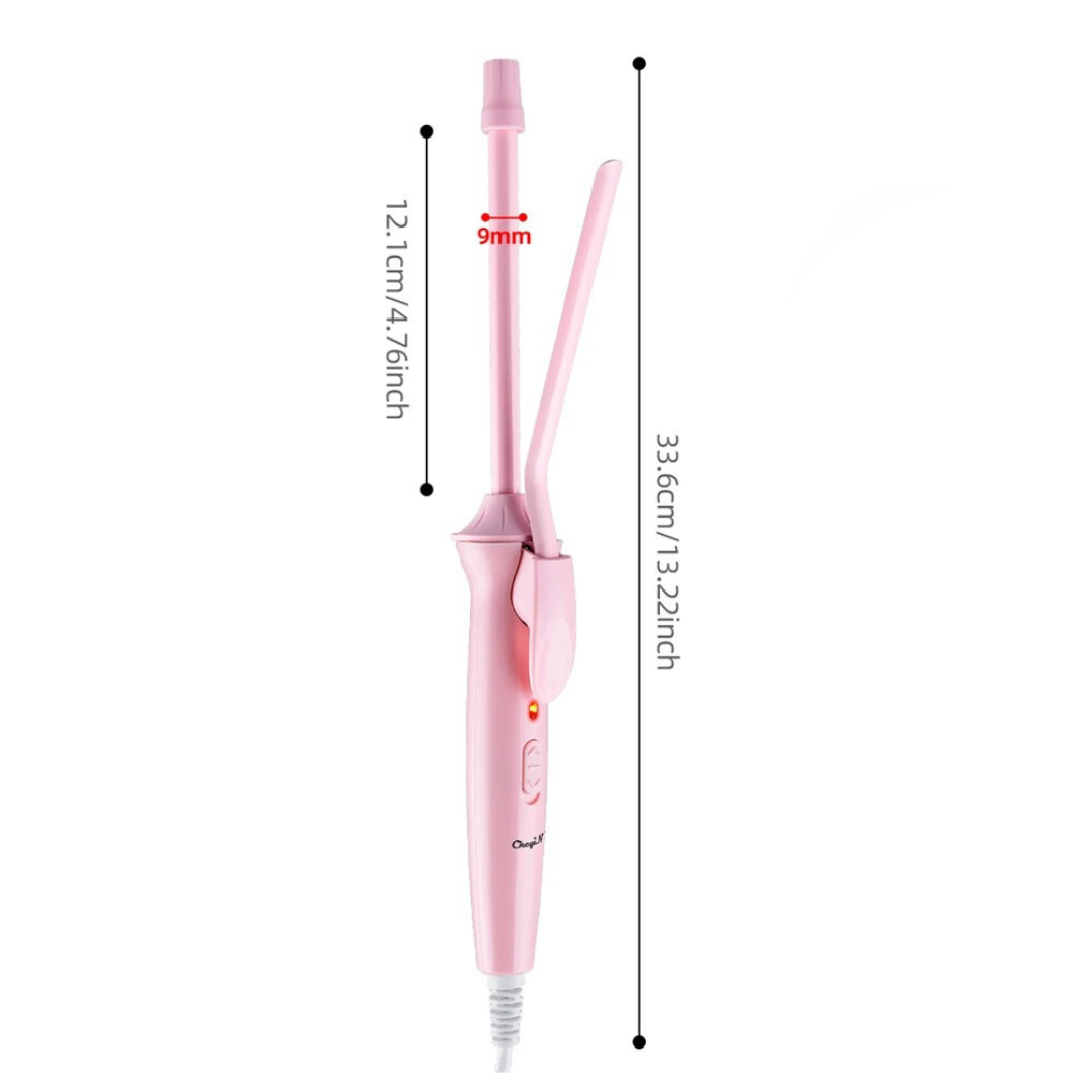 9mm Professional hair curling tongs