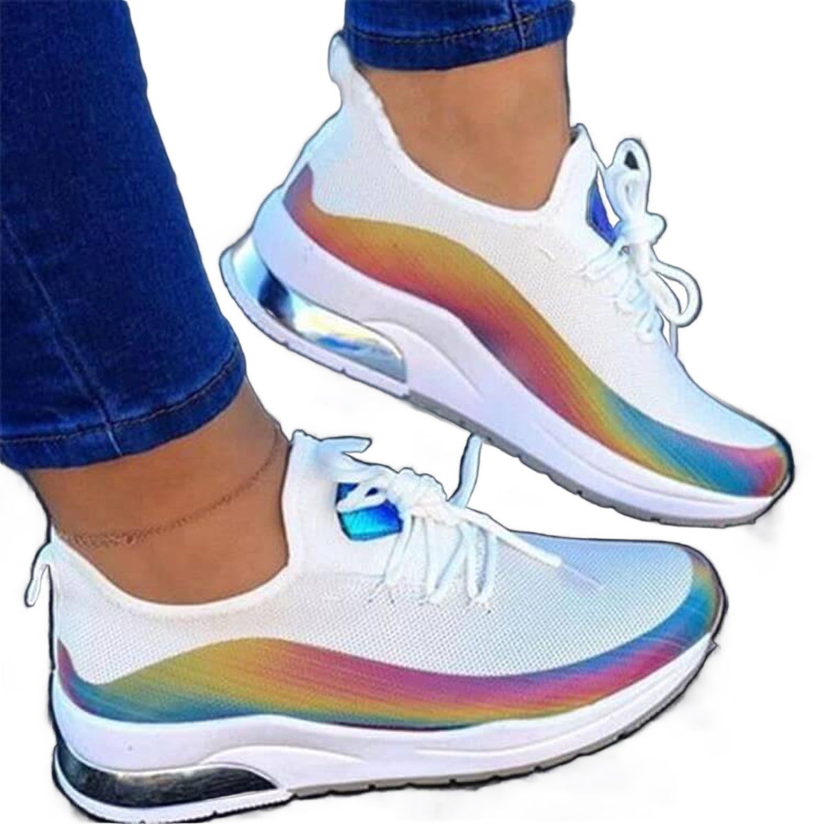 Ademend Mesh Dames Sneakers