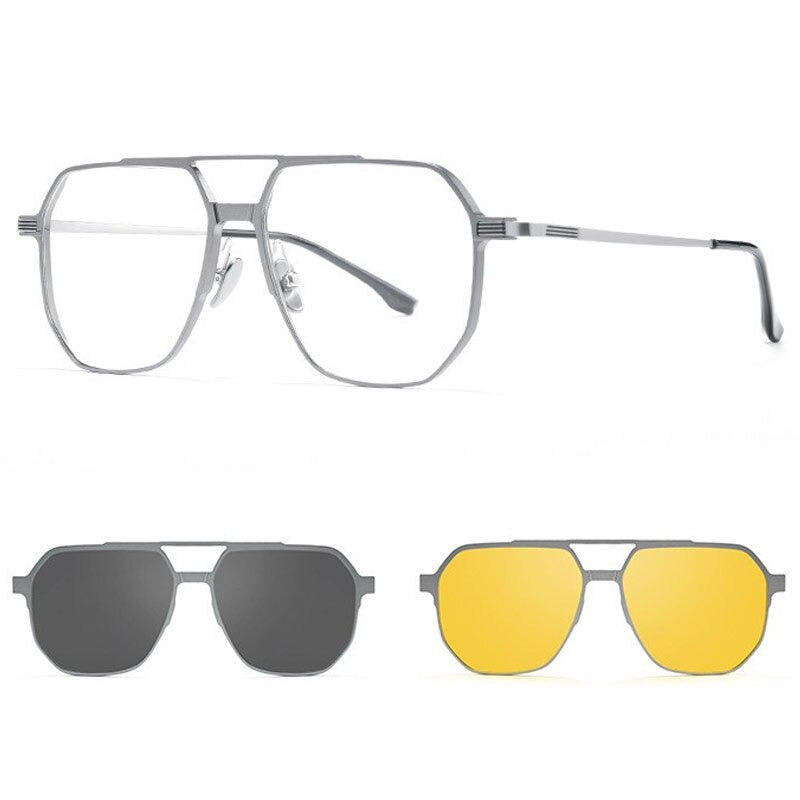 3-in-1 Magnetische Gepolariseerde Zonnebril