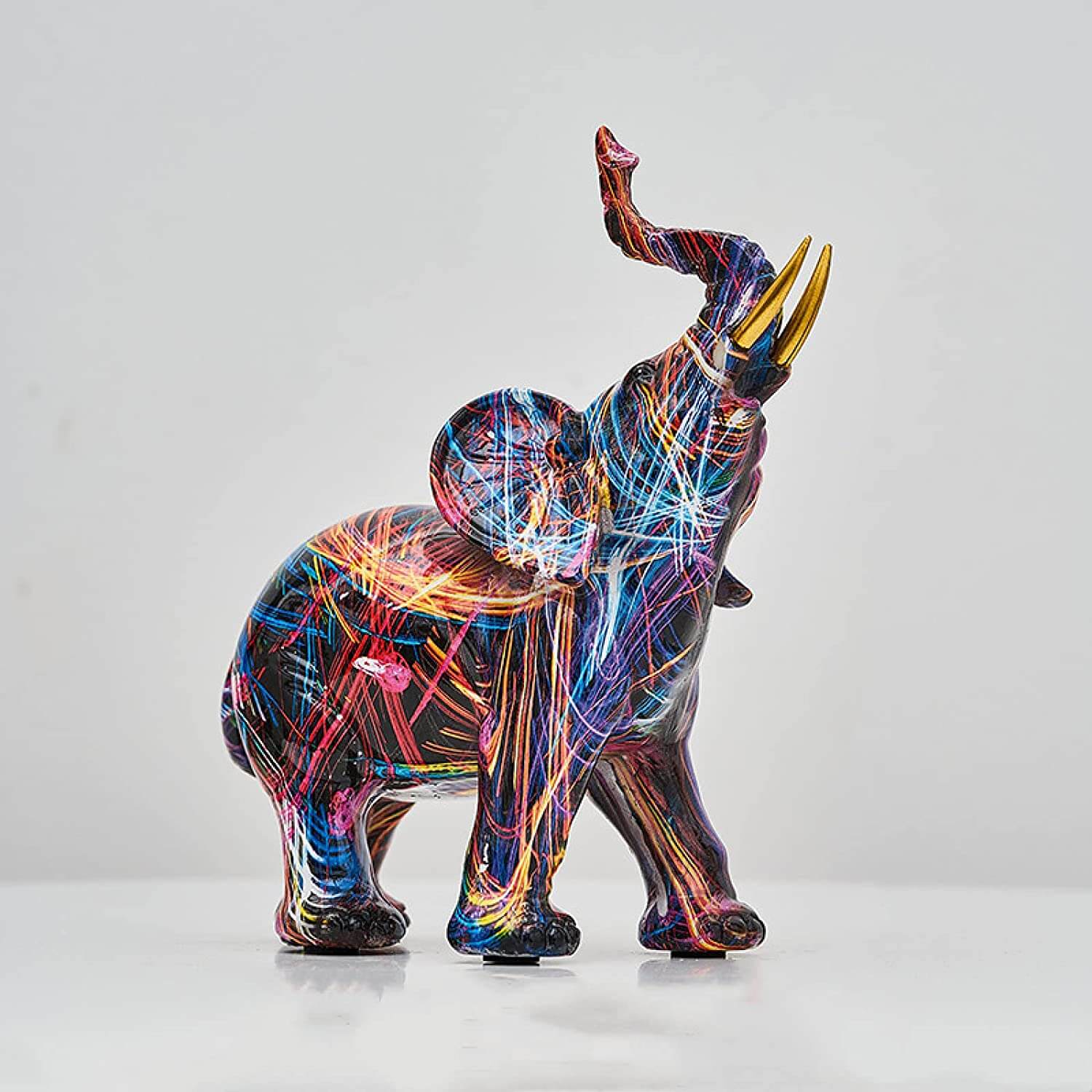 Abstract Statue Elephant Handmade Decoration