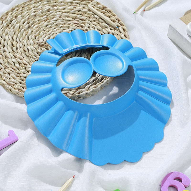 Adjustable baby shower hat