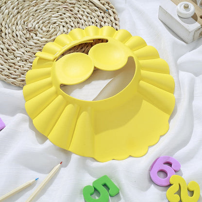Adjustable baby shower hat