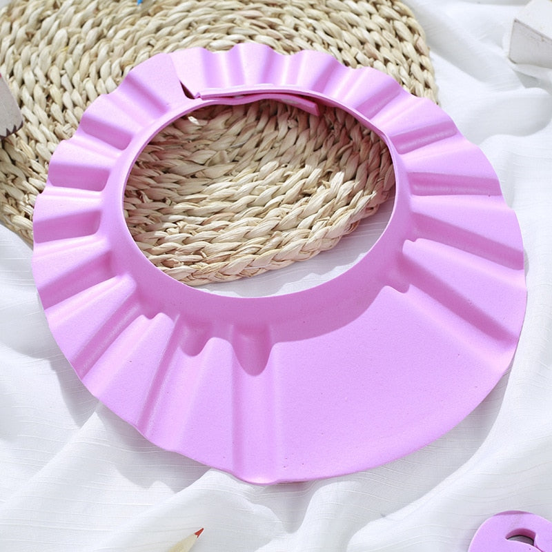 Adjustable baby shower hat