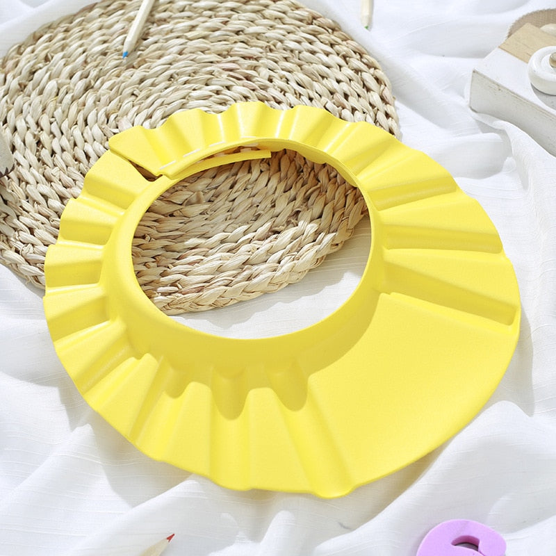 Adjustable baby shower hat