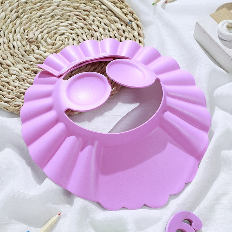 Adjustable baby shower hat