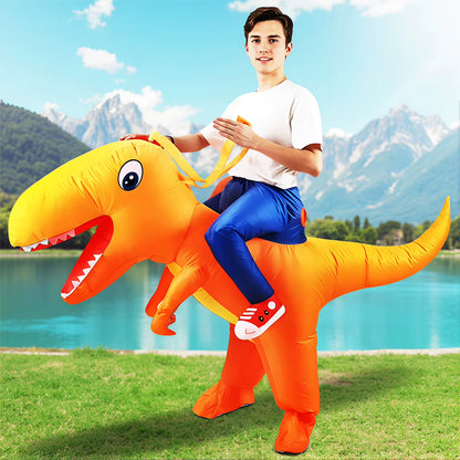 Adult Inflatable Dinosaur Costume Cartoon Mascot Style 10