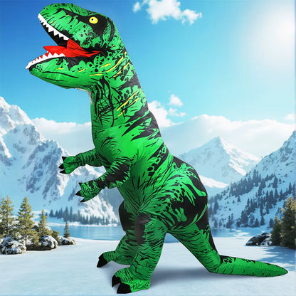 Adult Inflatable Dinosaur Costume Cartoon Mascot Style 11