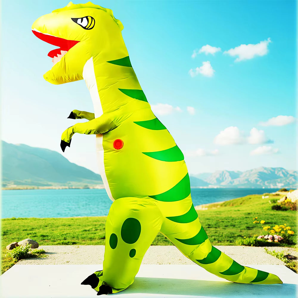 Adult Inflatable Dinosaur Costume Cartoon Mascot Style 12