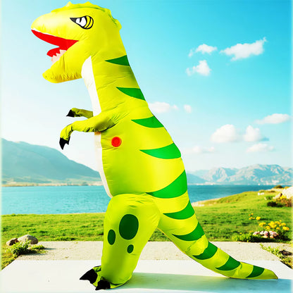 Adult Inflatable Dinosaur Costume Cartoon Mascot Style 12
