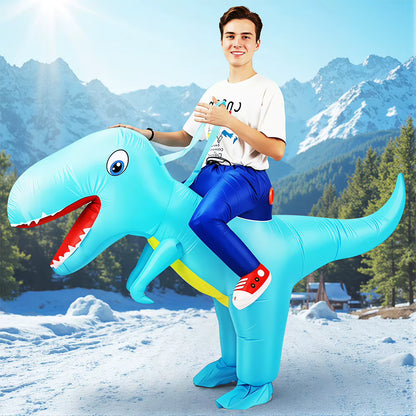 Adult Inflatable Dinosaur Costume Cartoon Mascot Style 13