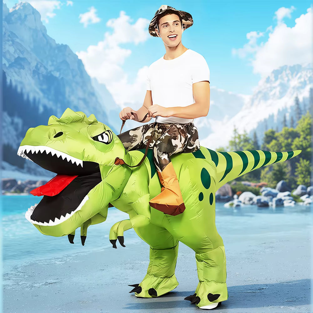 Adult Inflatable Dinosaur Costume Cartoon Mascot Style 15