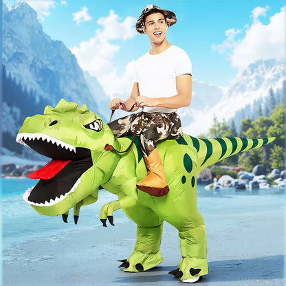 Adult Inflatable Dinosaur Costume Cartoon Mascot Style 15