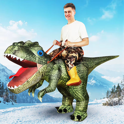Adult Inflatable Dinosaur Costume Cartoon Mascot Style 16