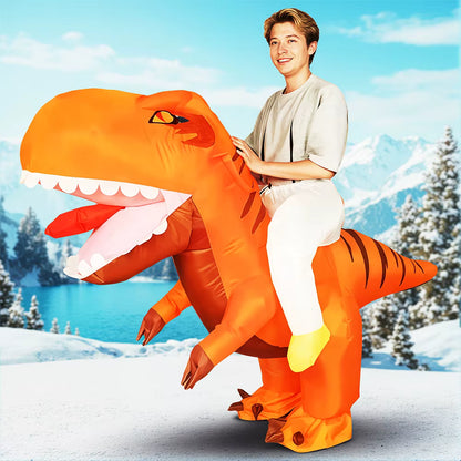Adult Inflatable Dinosaur Costume Cartoon Mascot Style 17