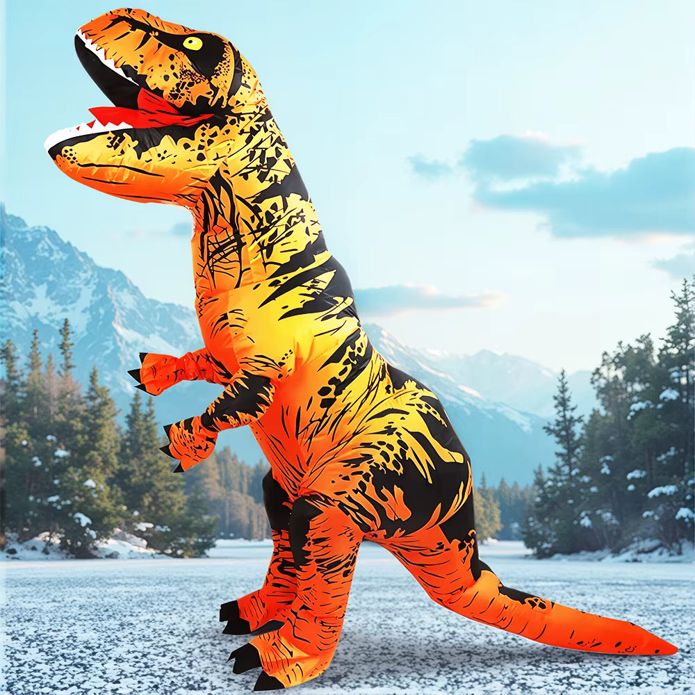 Adult Inflatable Dinosaur Costume Cartoon Mascot Style 19