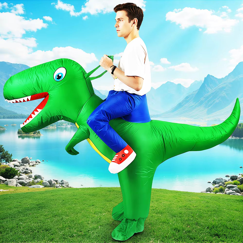 Adult Inflatable Dinosaur Costume Cartoon Mascot Style 20