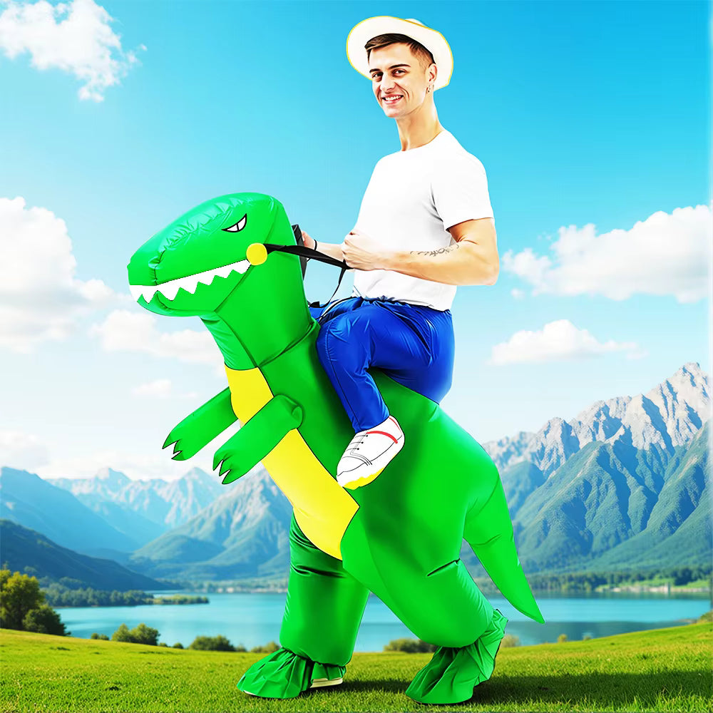 Adult Inflatable Dinosaur Costume Cartoon Mascot Style 22