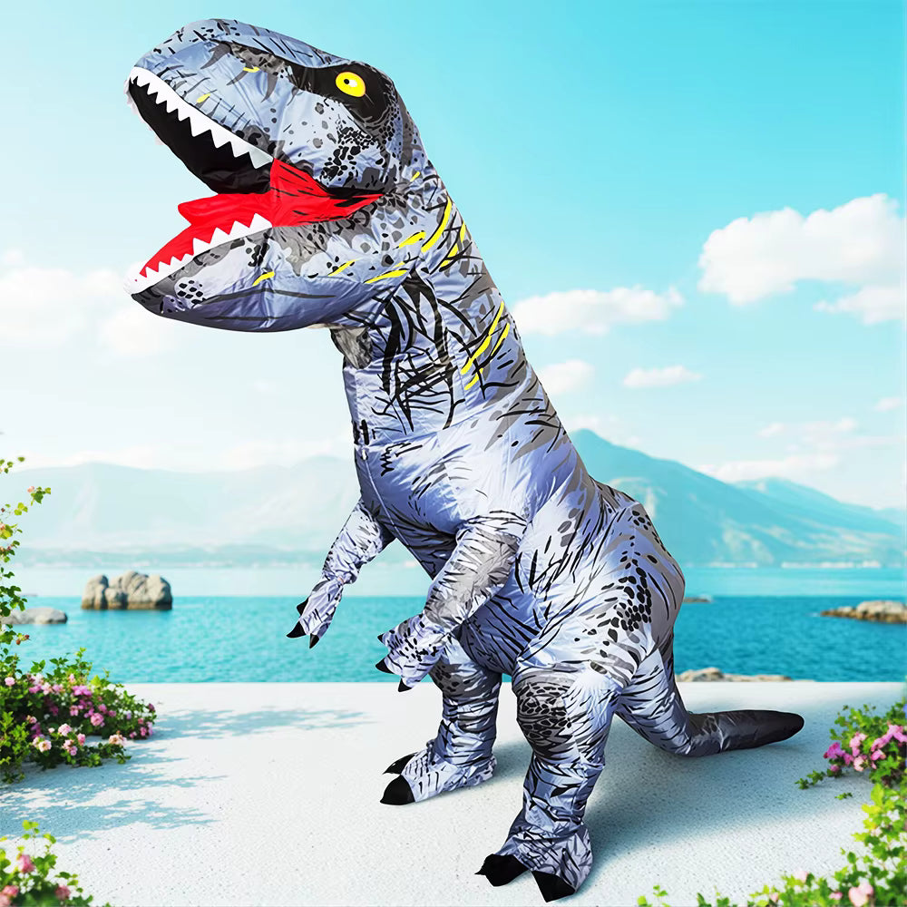Adult Inflatable Dinosaur Costume Cartoon Mascot Style 25