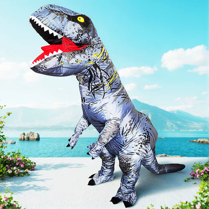 Adult Inflatable Dinosaur Costume Cartoon Mascot Style 25