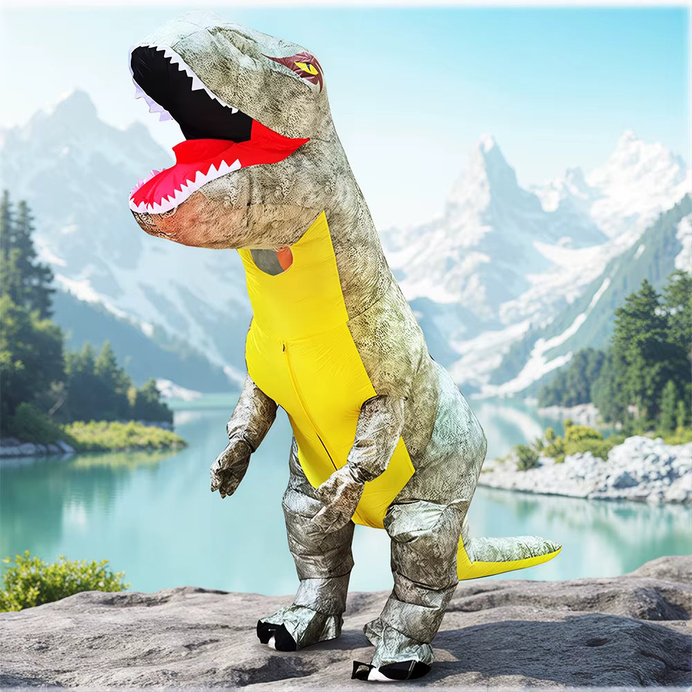 Adult Inflatable Dinosaur Costume Cartoon Mascot Style 3