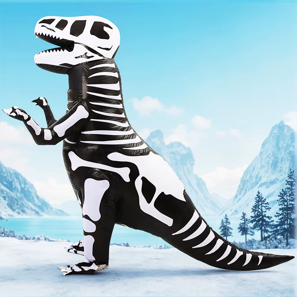Adult Inflatable Dinosaur Costume Cartoon Mascot Style 4