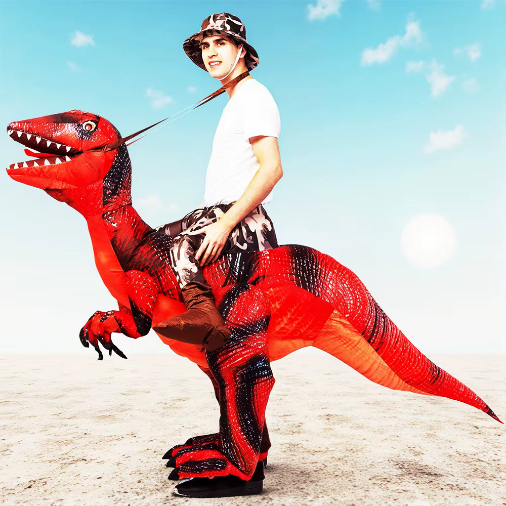 Adult Inflatable Dinosaur Costume Cartoon Mascot Style 6