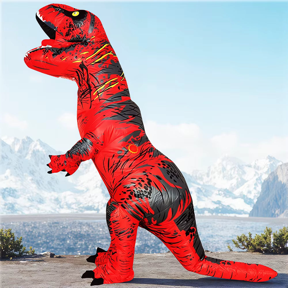 Adult Inflatable Dinosaur Costume Cartoon Mascot Style 7