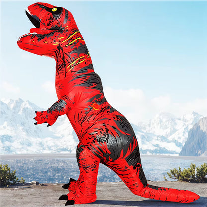 Adult Inflatable Dinosaur Costume Cartoon Mascot Style 7