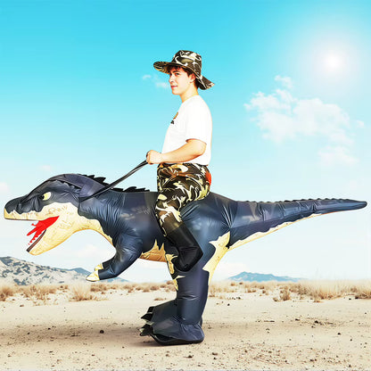 Adult Inflatable Dinosaur Costume Cartoon Mascot Style 9