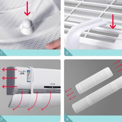 Air conditioning deflector plate